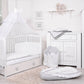 Baby Cotton Bedding Set 2-Pcs 120x90 cm – Mini Gray Stars