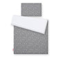 Baby Cotton Bedding Set 2-Pcs 120x90 cm – Mini Stars White/White