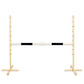 Jumping Obstacle for Hobby Horse 160 cm, H-120 cm, Beam – Black