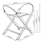 Misty Blue BOHO Handmade Moses Basket with Stand - Stylish & Practical Newborn Sleep Solution