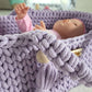 Moses Basket BOHO Cotton – Doll Carrier – Purple