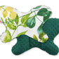 Double-Sided Anti-Shock Cushion BUTTERFLY – Eucalyptus/Green