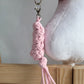 Hobby Horse Tether Made of Double-Twine Cord Pink