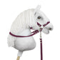 Hobby Horse Reins for Halters – Plum